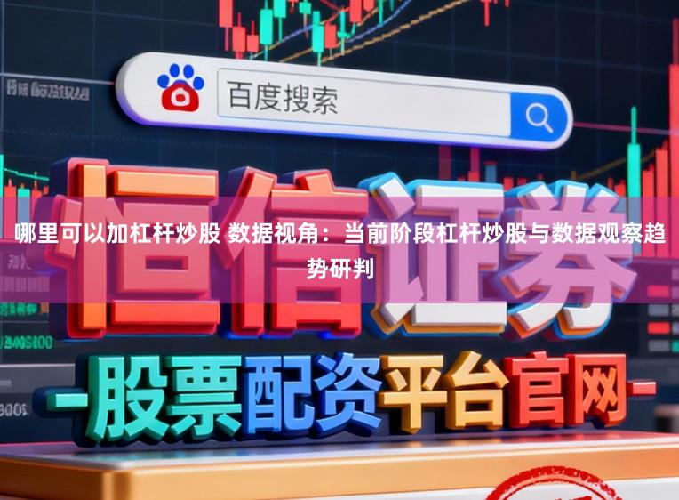 哪里可以加杠杆炒股 数据视角：当前阶段杠杆炒股与数据观察趋势研判